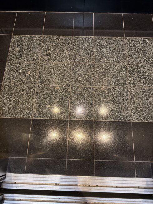 Stone Floor Before - Virginia Metal Restoration