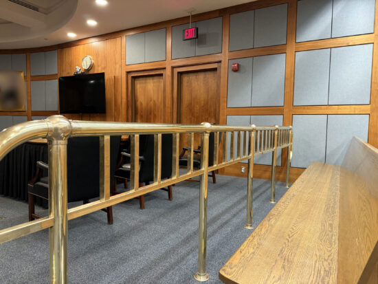 Metal Railing Before - Virginia Metal Restoration